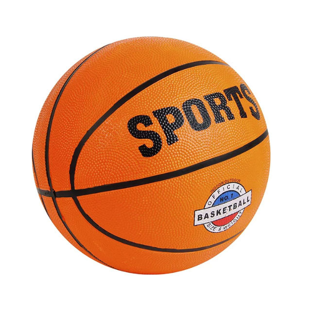 Мяч баскетбольный резиновый Sports № 7 - фото 2 - id-p78532832