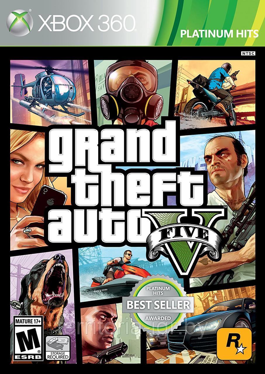 Grand Theft Auto V DVD-2 Xbox 360 (gta 5 rus) - фото 1 - id-p54960122