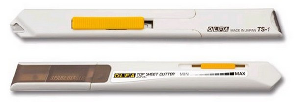 Нож OLFA OL-TS-1 с ограничителем (Япония) - фото 1 - id-p3752113