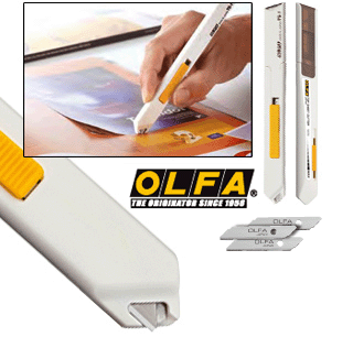 Нож OLFA OL-TS-1 с ограничителем (Япония) - фото 2 - id-p3752113