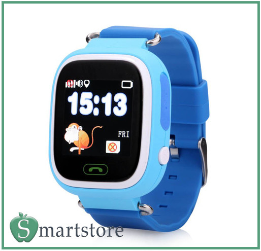 Часы Детские Умные Оригинальные Smart Baby Watch Q80 (синий) - фото 1 - id-p78538024