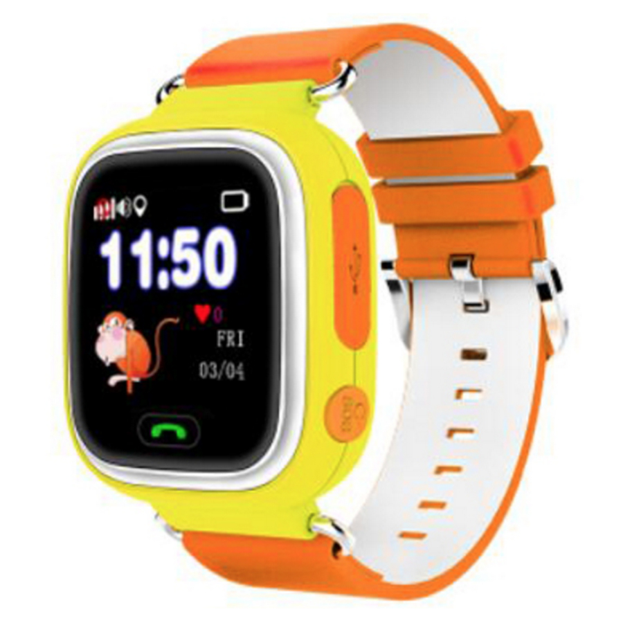 Часы Детские Умные Оригинальные Smart Baby Watch Q80 (оранжевый) - фото 5 - id-p78538030