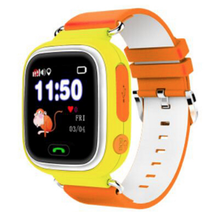 Детские умные часы Smart Baby Watch Q80 (оранжевые) - фото 5 - id-p78814017