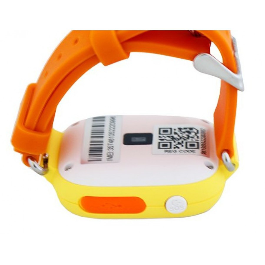 Детские умные часы Smart Baby Watch Q80 (оранжевые) - фото 6 - id-p78814017
