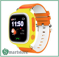 Часы Детские Умные Оригинальные Smart Baby Watch Q80 (оранжевый)