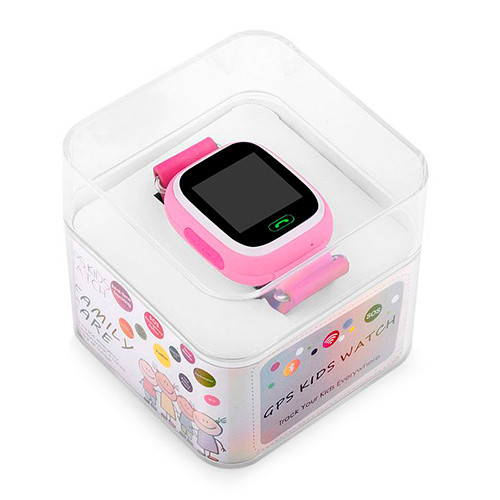Часы Детские Умные Оригинальные Smart Baby Watch Q80 (розовый) - фото 4 - id-p78538035