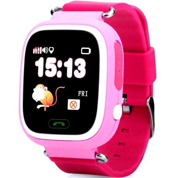 Часы Детские Умные Оригинальные Smart Baby Watch Q80 (розовый) - фото 3 - id-p78538035