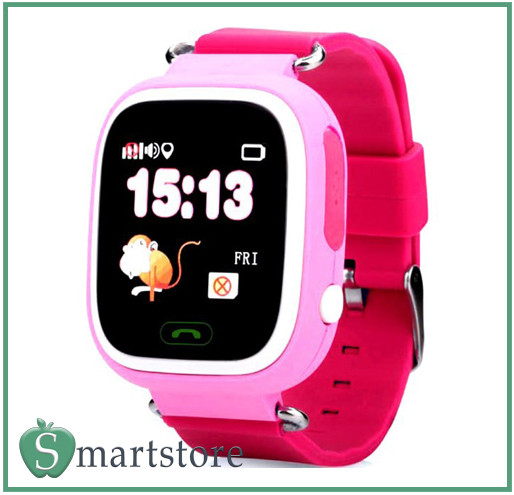 Часы Детские Умные Оригинальные Smart Baby Watch Q80 (розовый) - фото 1 - id-p78538035