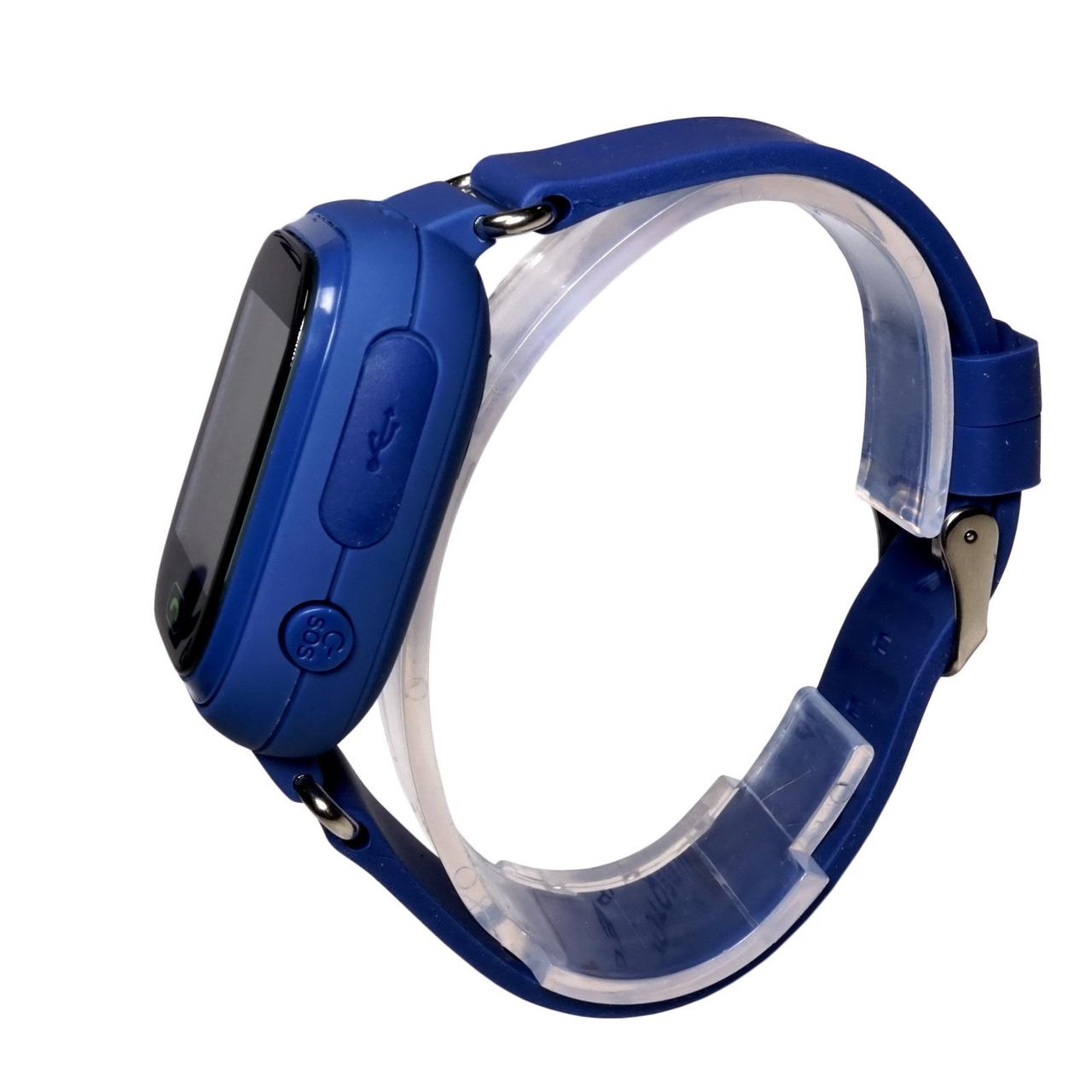 Детские умные часы Smart Baby Watch Q80 (темно-синий) - фото 4 - id-p78814023