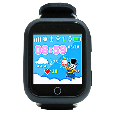 Детские умные часы Smart Baby Watch Q90 (GW200S) (черные) - фото 3 - id-p78827082