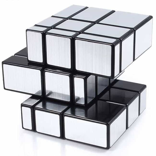 Головоломка "Зеркальный Кубик Рубика" 3х3 (золото, серебро) - фото 3 - id-p78538482