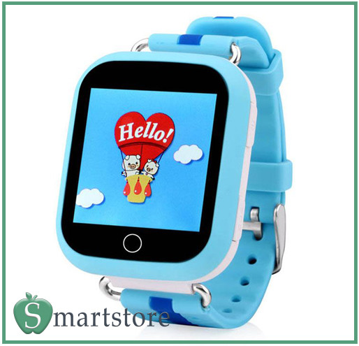 Часы Детские Умные Оригинальные Smart Baby Watch Q90 (GW200S) (голубой) - фото 1 - id-p78540268