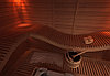 Сауна в сборе SAWO 1416RS интерьер PIANO осина без оборудования и аксессуаров, фото 5