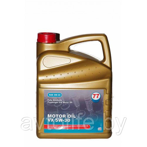 Моторное масло 77 Lubricants VX 5W-30 5л