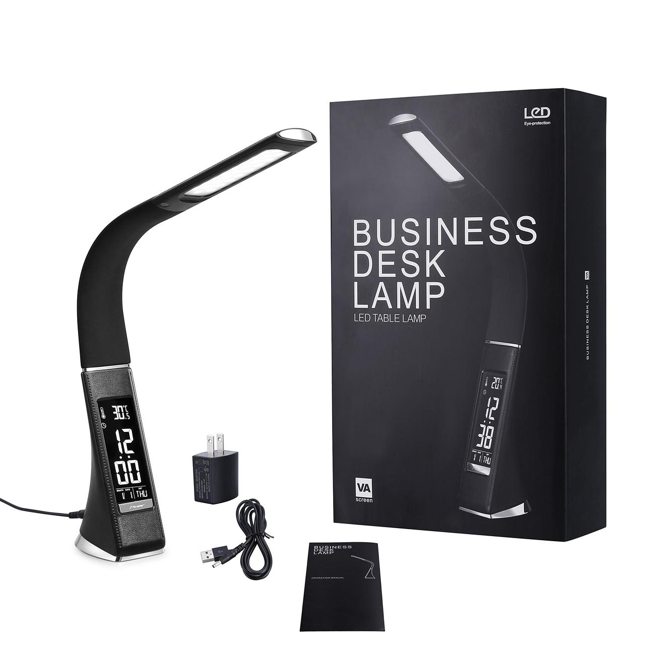 Кожаная настольная лампа business desk lamp - фото 2 - id-p78548077