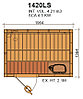 Сауна в сборе SAWO 1420LS интерьер CLASSIC ель без оборудования, фото 3