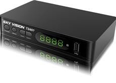 SKY VISION (3314) Т2407 - Цифровая ТВ приставка (ресивер) (HD АС3 DVB-T/Т2 Dolby Digital) с функцией HD-плеера