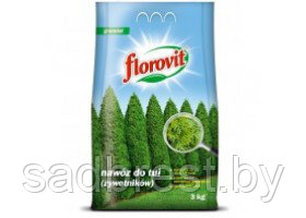 Удобрение для туй и хвойных Флоровит Florovit 3 кг мешок - фото 1 - id-p78564373