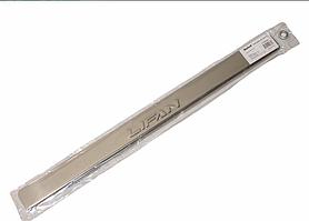 Накладки внутренних порогов dollex,  LIFAN X60, штамп 'LIFAN' (нерж. сталь) (к-т 4 шт.)