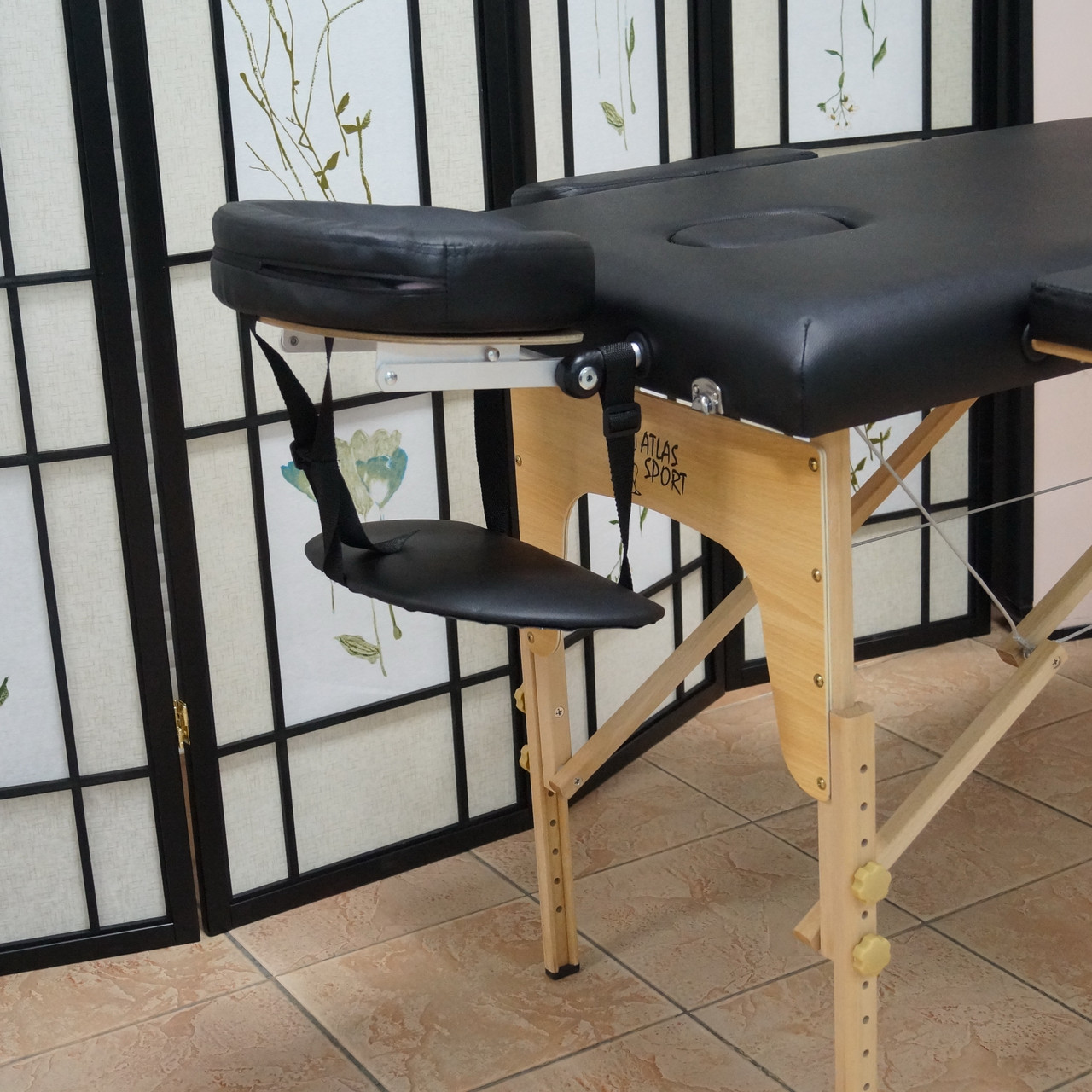 Массажный стол 2-х секционный деревянный Atlas Sport
