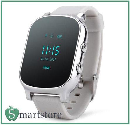 Часы Детские Умные Оригинальные Smart Age Watch T58 (GW700) серебряный, фото 2