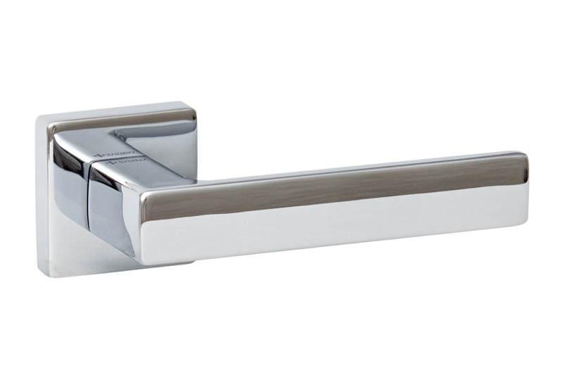 Ручки дверные FOSIL SQ CR хром, арт.010691685 SYSTEM