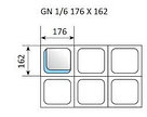 Гастроемкость из нержавеющей стали GN 1/6-100, фото 2