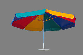 Зонт торговый 4х4м круглый 8-ми гранный