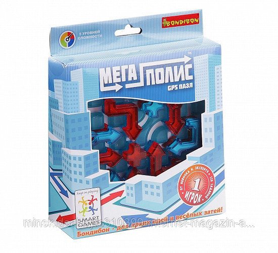 Мегаполис логическая игра Bondibon
