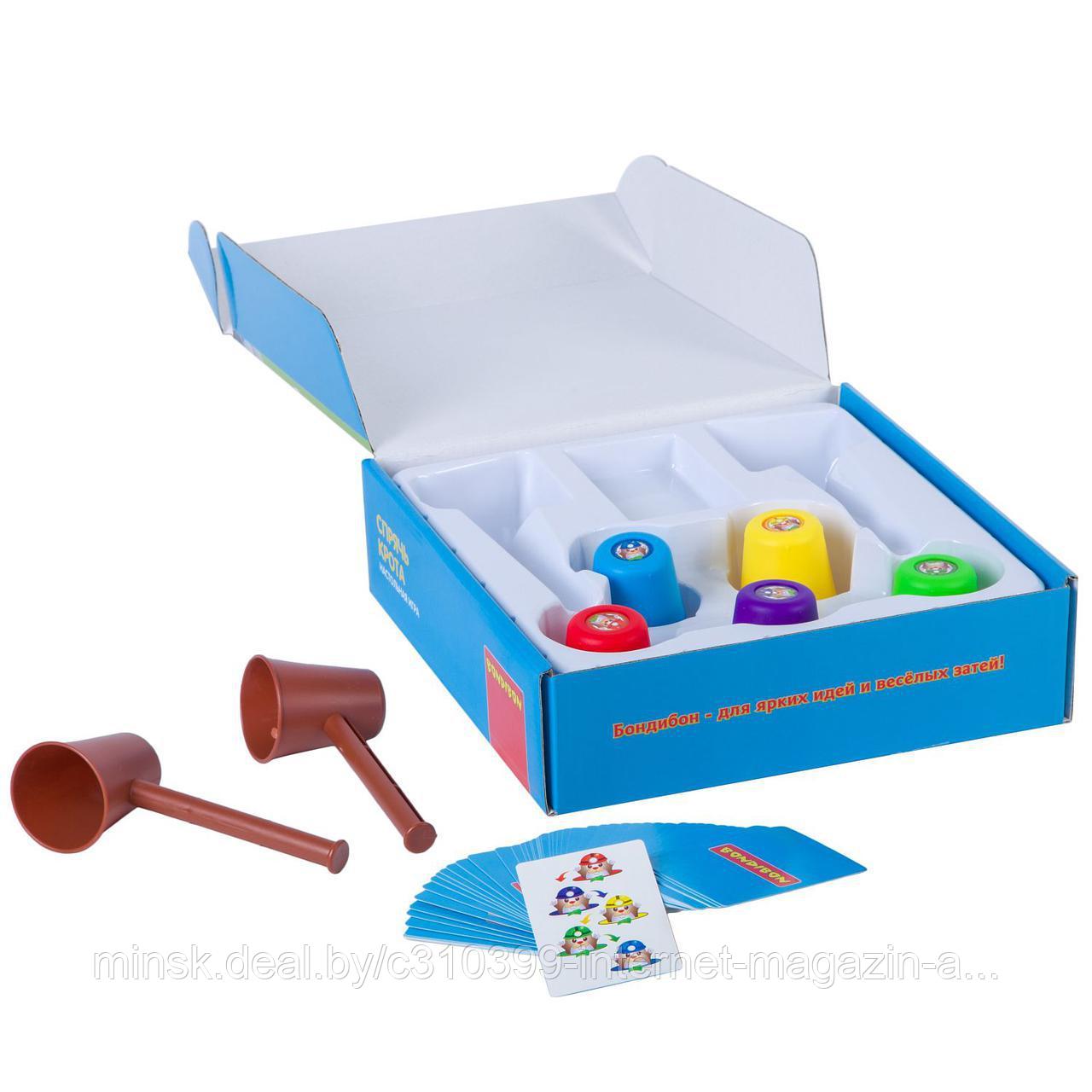 Настольная обучающая игра Спрячь крота Bondibon