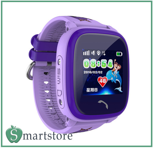 Часы Детские Умные Оригинальные Водонепроницаемые Smart Baby Watch GW400S (фиолетовый)