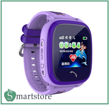 Часы Детские Умные Оригинальные Водонепроницаемые Smart Baby Watch GW400S (фиолетовый), фото 2