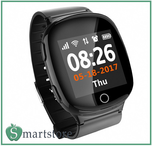 Часы-телефон Оригинальный Smart Age Watch EW100S (черный) - фото 1 - id-p66738601