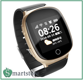 Часы-телефон Оригинальный Smart Age Watch EW100S (розовое золото), фото 2