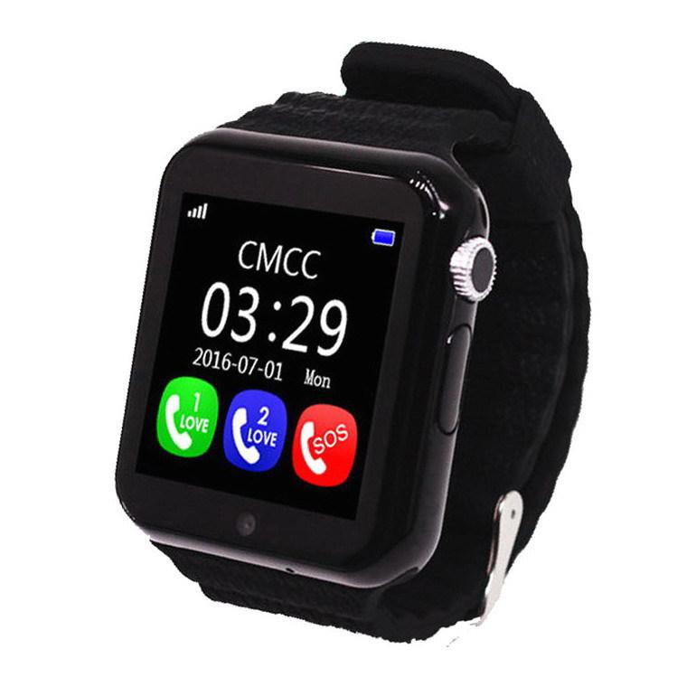 Часы телефон Smart Watch X10 (V7K) (черные) - фото 2 - id-p78868350