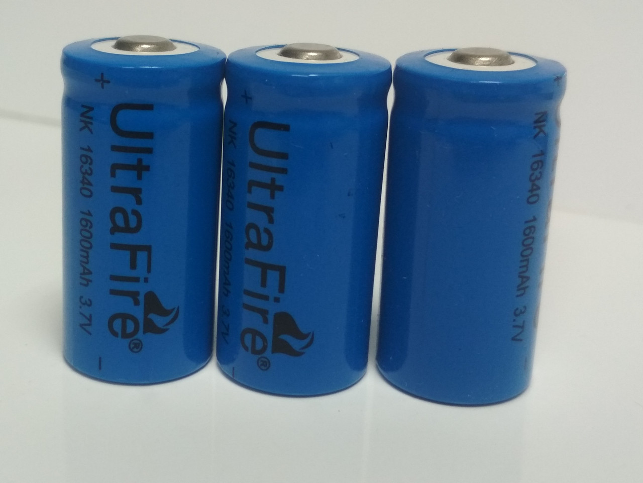 Аккумулятор Ultrafire 16340 (CR123A) 3.7 V 1600 mAh Li-ion (3 шт/упаковка)