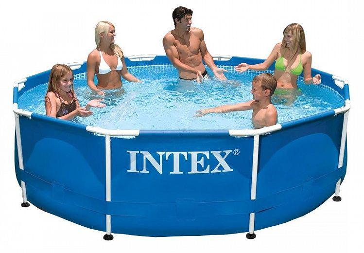 Каркасный бассейн Intex Metal Frame 28200NP 305х76 см