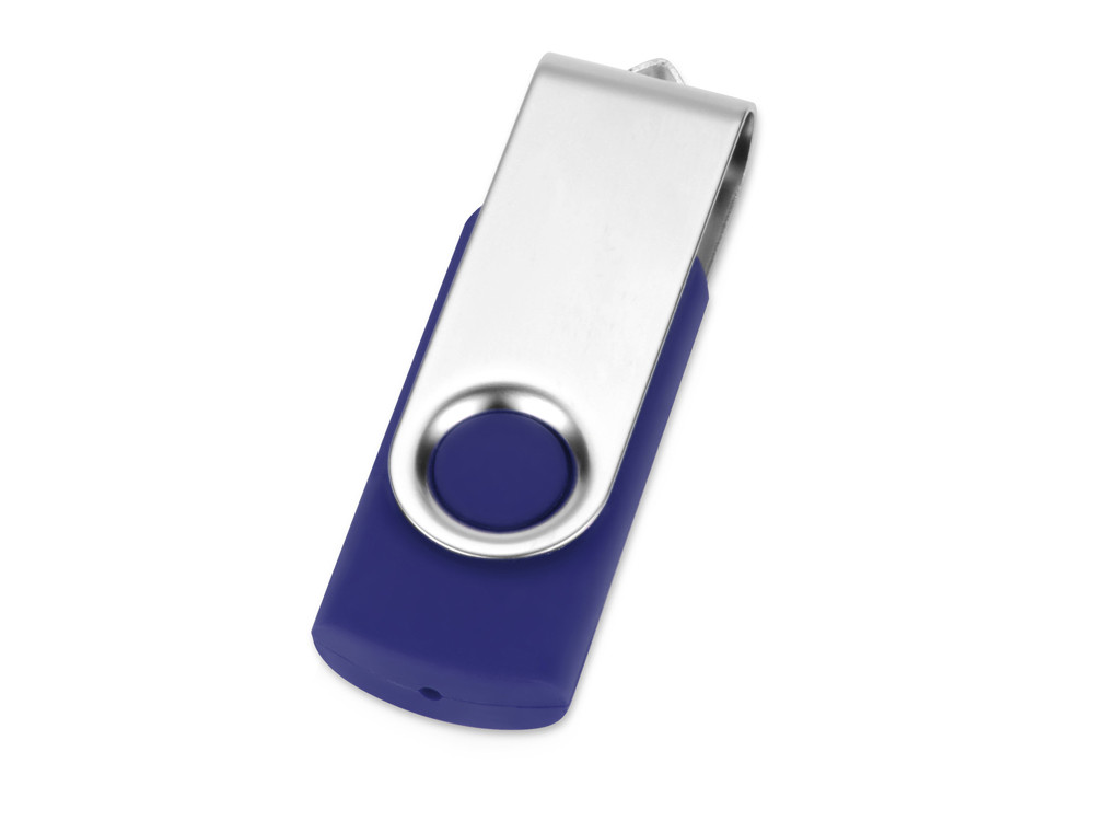 Флеш-карта USB 2.0 16 Gb Квебек, синий - фото 1 - id-p78635745