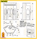 Печь-камин "Енисей" АОТ-11,0 (Мета-Бел) в Гомеле, фото 5