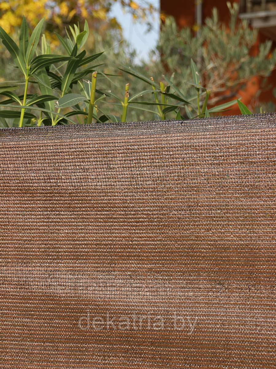 Тканая экранирующая сетка Soleado Corten 1,5*50м. коричневый. Италия.