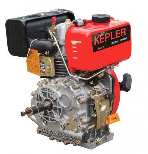 Двигатель для мотоблока дизельный Kepler 186FA(10лс,шпонка 25мм) - фото 1 - id-p78640024