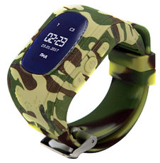 Детские умные часы Smart baby watch Q50 (хаки), фото 2