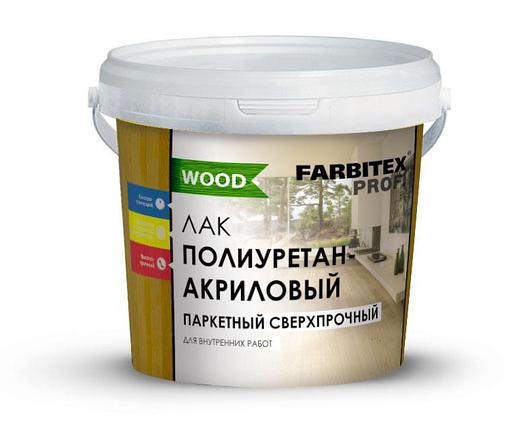 Лак паркетный полиуретанакриловый глянцевый (0.9 л) FARBITEX ПРОФИ WOOD, фото 2