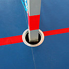 Профессиональные, алюминиевые, усиленные ворота для гандбола, складывающаяся опора сетки (3-43) Pesmenpol, фото 2