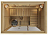 Сауна в сборе SAWO Glass Front 1420ML интерьер PIANO кедр без оборудования, фото 2