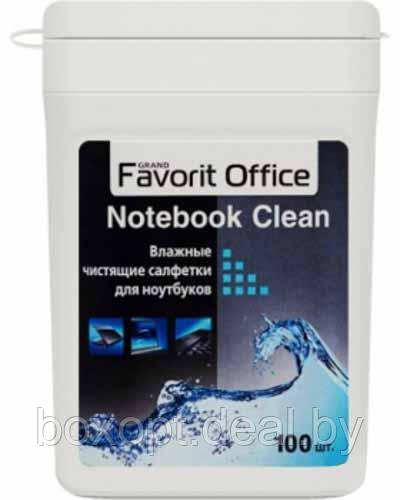 Салфетки влажные для ноутбуков "Notebook Clean", маленькая банка 100 шт. (24 шт. в кор.) (F430029) - фото 1 - id-p78699694
