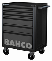 Инструментальная тележка BAHCO с 6 ящиками и защитными бортами,черная