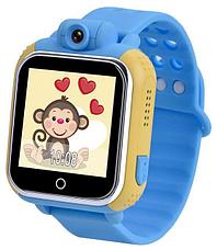 Детские умные часы Smart baby watch Q100 (синий), фото 3