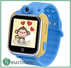 Детские умные часы Smart baby watch Q100 (синий)