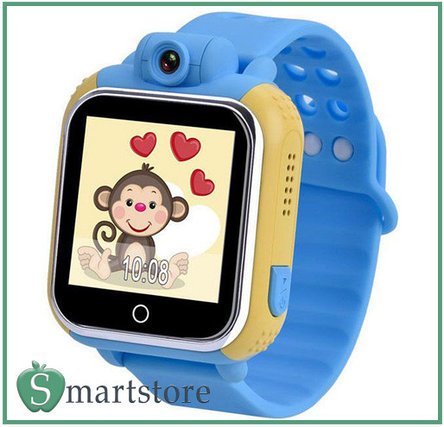 Детские умные часы Smart baby watch Q100 (синий), фото 2